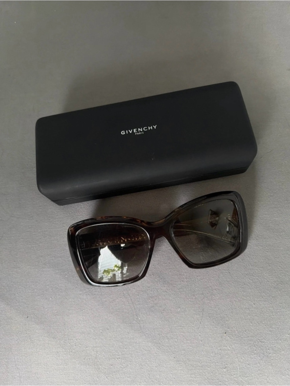 Givenchy Brown Tortoiseshell Oversized Women's Sunglasses